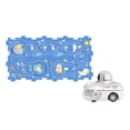thumbnail image 4 of Juego de pista de coche con rompecabezas, juguetes de construcción de vagones de ferrocarril, pista de juguete educativa rompecabezas de 8 piezas, 4 of 8