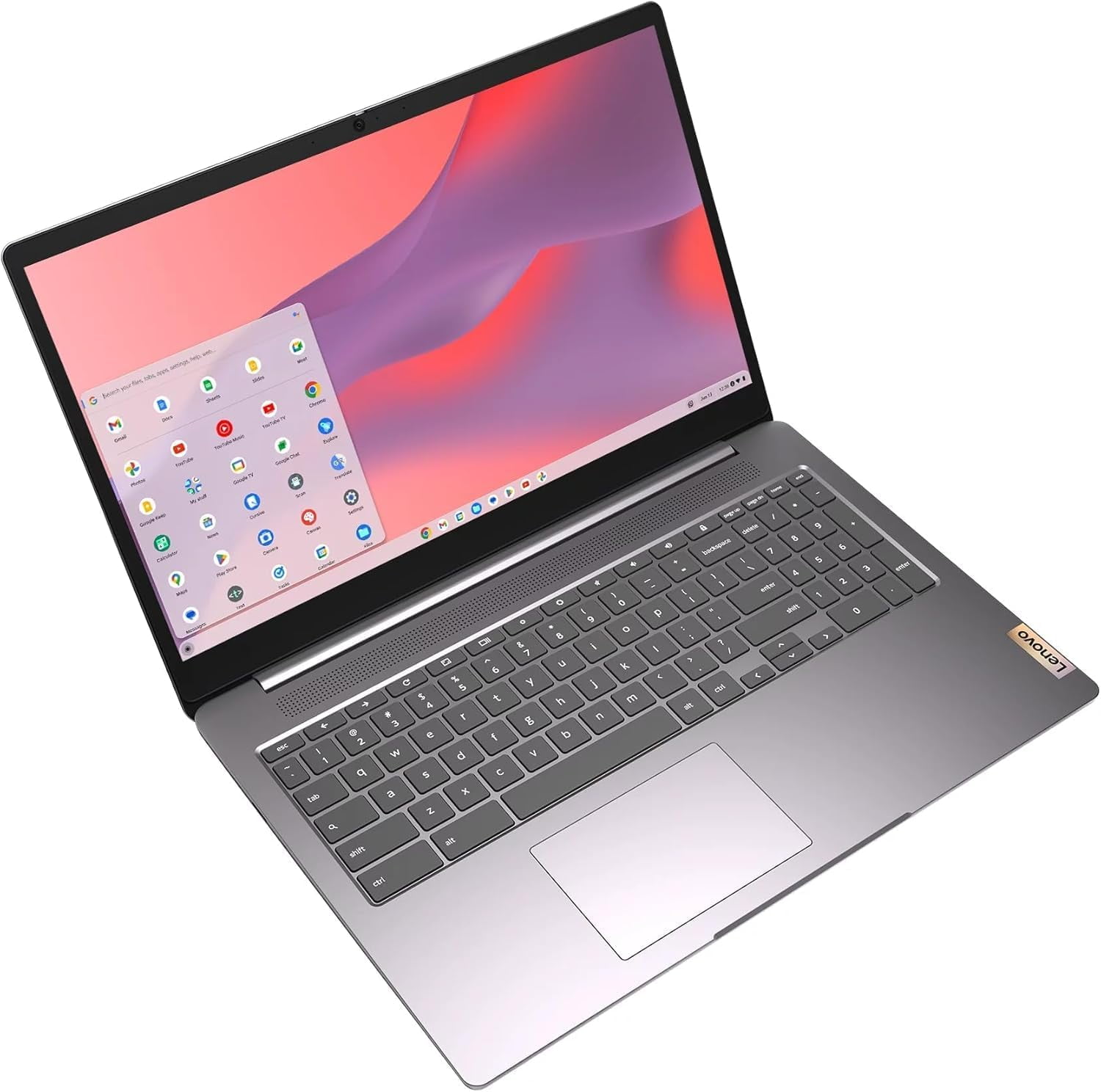 Lenovo IdeaPad 3i Chromebook 15.6" FHD Laptop, Intel Celeron N4500, 4GB Memory, 64GB eMMC + 128GB Memory Card Storage, Chrome OS, Artic Grey with Mazepoly Accessories