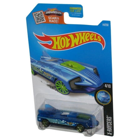 Hot Wheels X-Raycers 4/10 (2015) Blue Speed Slayer Toy Car 14/250