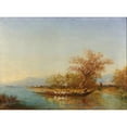 thumbnail image 3 of Félix Ziem 24x19 Black Modern Framed Museum Art Print Titled - The Mouth of the Bosphorus (1880 -1900), 3 of 5