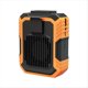 thumbnail image 3 of Ventilador de Cintura Portátil Recargable, Ventilador de Cintura Personal, Ventilador de Cuello Manos para Acampar, Al Aire Libre, Sitio de Construcción, Naranja, 3 of 5