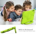 thumbnail image 2 of Allytechgroup Kids Cas for Apple iPad mini 1 2 3 4 5, Cute Football Design EVA Silicone Shockproof Kids Friendly Handle Stand Anti-Scratch Tablet Case Cover for iPad mini 1st 2nd 3rd 4th Gen,Green, 2 of 5