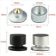 thumbnail image 5 of 8X Picos de Choque Almohadilla de AmortiguacióN de Resorte Pies de Soporte HIFI Almohadilla de Pie con Punta para Altavoz Altavoces de Escenario KTV Aislamiento de Aluminio Negro, 5 of 5