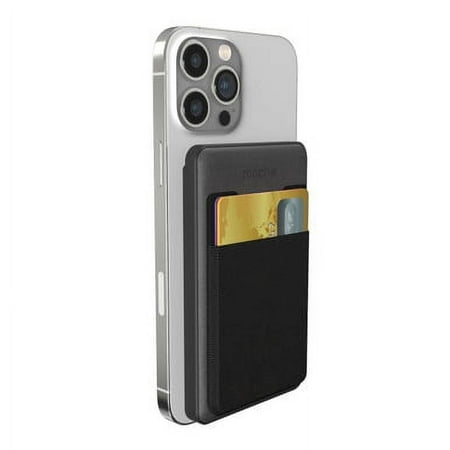 mophie snap+ Juice Pack Wallet 5K -Black - Magnetic Power Bank Compatible with MagSafe & Qi-Enabled Smartphones Works with Apple and Android phones (not compatible with iPhone 13 pro or 13 mini)
