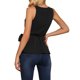 thumbnail image 3 of INSPIRAR CHIC Blusas sin mangas de verano para mujer con escote en V y cinturilla atada XL Negro, 3 of 7