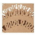 thumbnail image 2 of Mantel Individual Hometrends Yute Redondo con Diseño Beige, 2 of 3