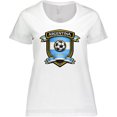 thumbnail image 3 of Inktastic Argentina Soccer Emblem Women's Plus Size T-Shirt, 3 of 5