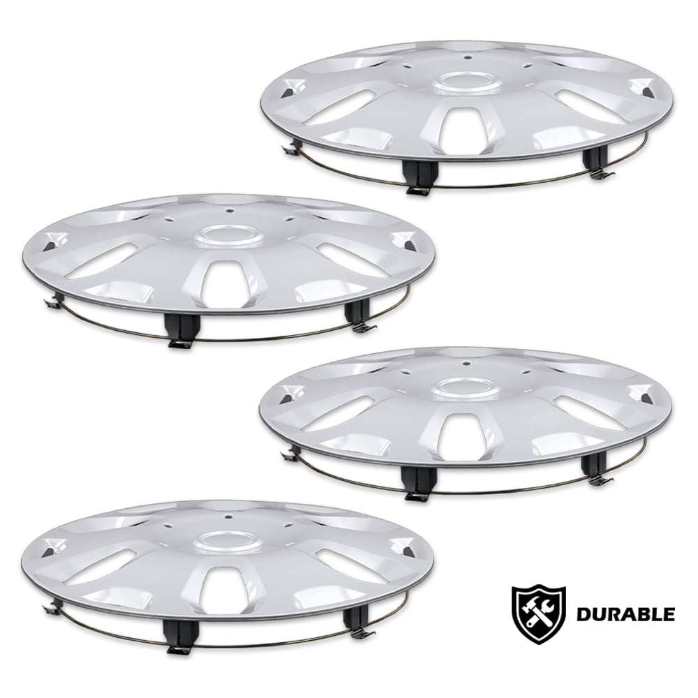 PIT66 4pcs Wheel Covers Hub Caps Full Rim Hubs Fit for Ford Transit Connect Van 15" 9T1Z1130A, 9T161130AA 2010-2013