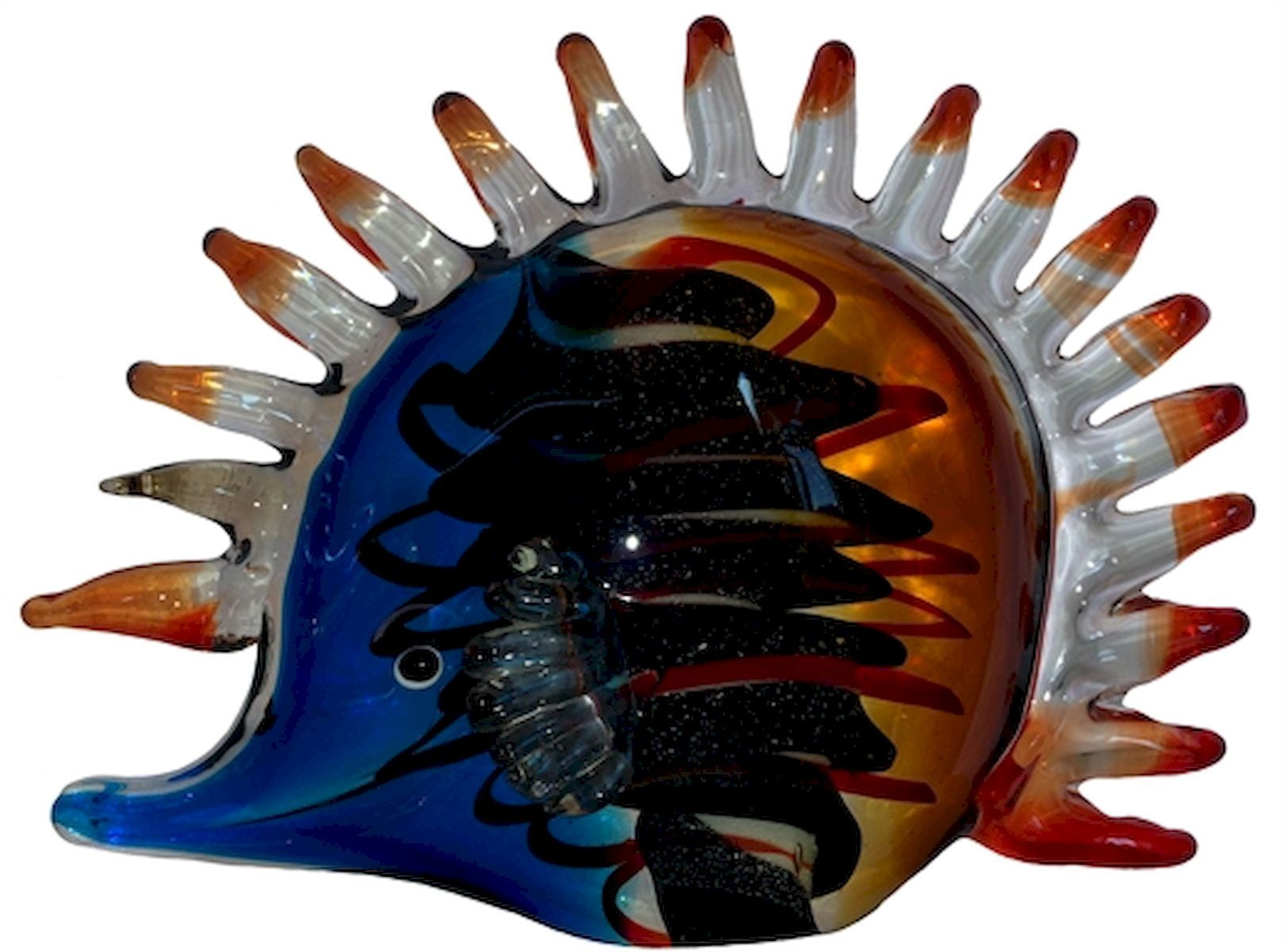 Multi Color Glass Fish Figurine - Walmart.com