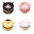 thumbnail image 2 of Sanrioed Kawaii Sanrio Hello Kitten Bag Kulomi lindo almacenamiento redondo caja de joyería auricular bolsa pudín perro monedero regalo, 2 of 4