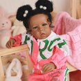 thumbnail image 5 of Muñeca Reborn Rebornova, negra, afroamericana, 51 cm, 5 of 5