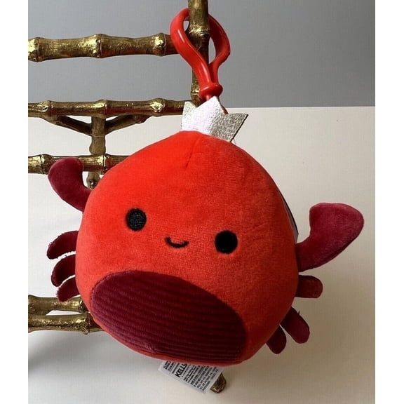 Squishmallows Clip-on Georgios the Crab 3.5 Inch