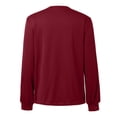 thumbnail image 5 of Womens Blouses Tops New V Neck Shiny Sequin Elegant Sequin Long Sleeve Loose Version Of Sequin Womens Dressy Casual Shirts,Red,L, 5 of 8