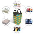 thumbnail image 5 of Lsque Hot Dogs 8 Laundry Basket, Laundry Hamper, Dirty Clothes Hamper for Laundry, Collapsible, Waterproof Laundry Baskets with Aluminum Handles for Laundry, Dorm, Family, 5 of 6