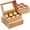 6, variant on Cupcake Boxes - Clear Window Display - Easy Assembly for Muffin Packaging - Food Grade Cupcake Containers - Pack of 24, 6-Count, Brown Paperboard, 9.4 x 6.2 x 2.9 in