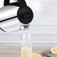 thumbnail image 3 of Cafetera Electrica Agua Calentador 2 Lt  Acero Inoxididable, Color Plata con Negro, 3 of 5