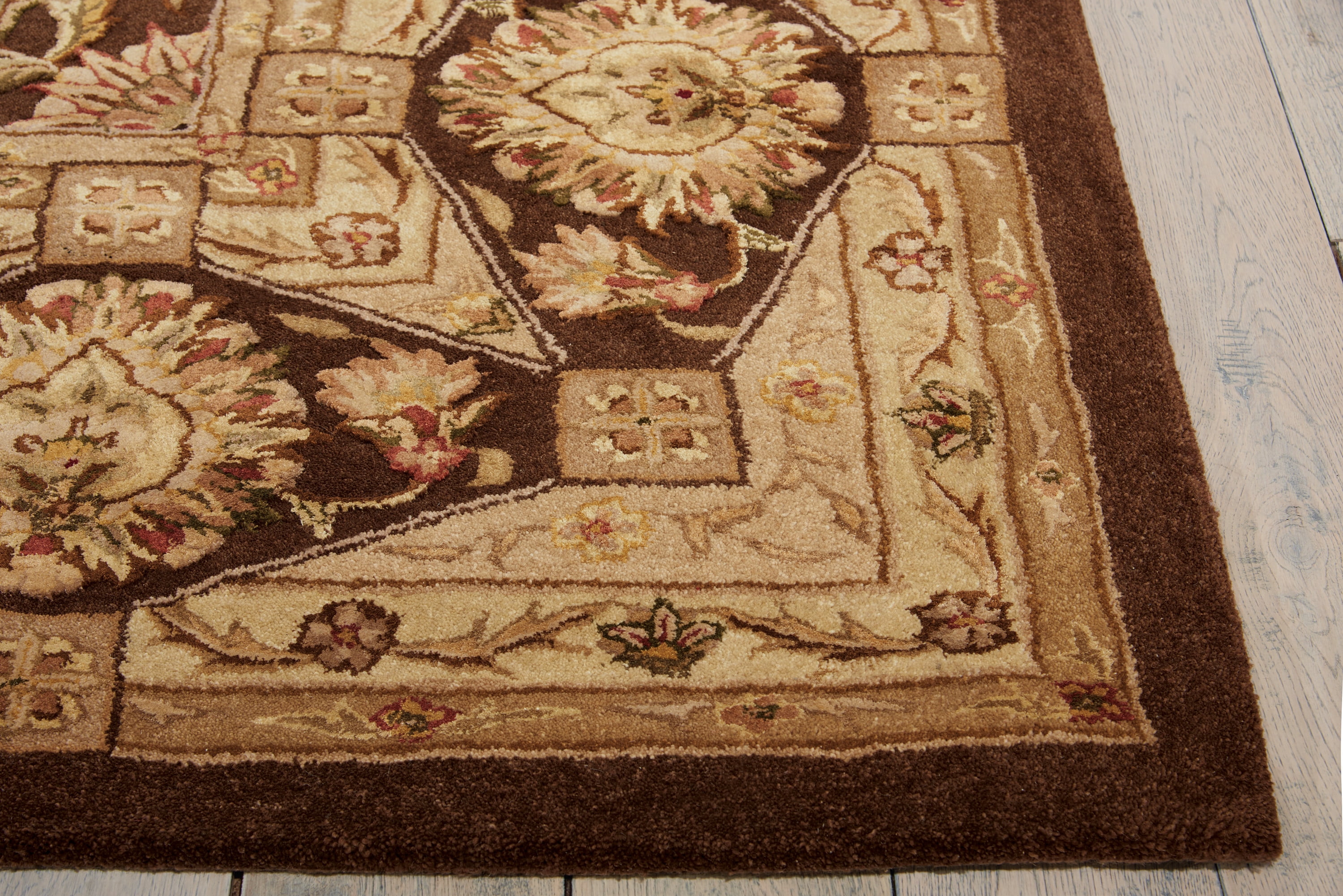 Nourison Nourison 3000 Traditional Brown 8'6" x 11'6" Area Rug, (9x12)