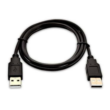 V7 USB Cable USB 2.0 A Male to USB 2.0 A Male 1m 3.3ft, Black