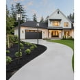 thumbnail image 4 of Z-Lite Hartwell 4 Light Outdoor Post Mounted Fixture in Sand Black color,Aluminum frame, 4 of 8
