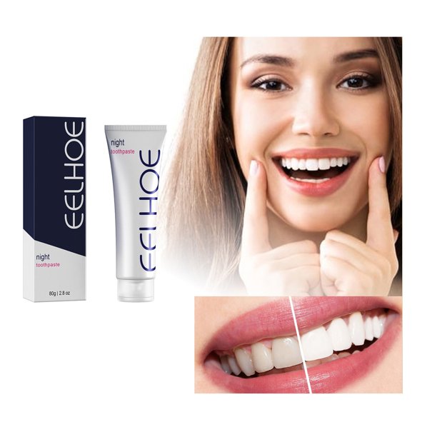 Whitening Toothpaste For Sensitive Teeth, Suitable For Day And Night, Fresh Breath All Day