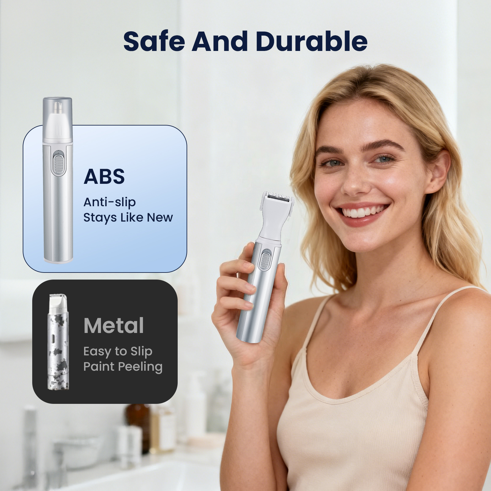 MTUYELI 5-in-1 Nose Hair Trimmer photo 3