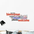 thumbnail image 1 of Welcome Word Cloud Wall Decal by Wallmonkeys Peel and Stick Graphic (36 in W x 14 in H) WM356032, 1 of 4