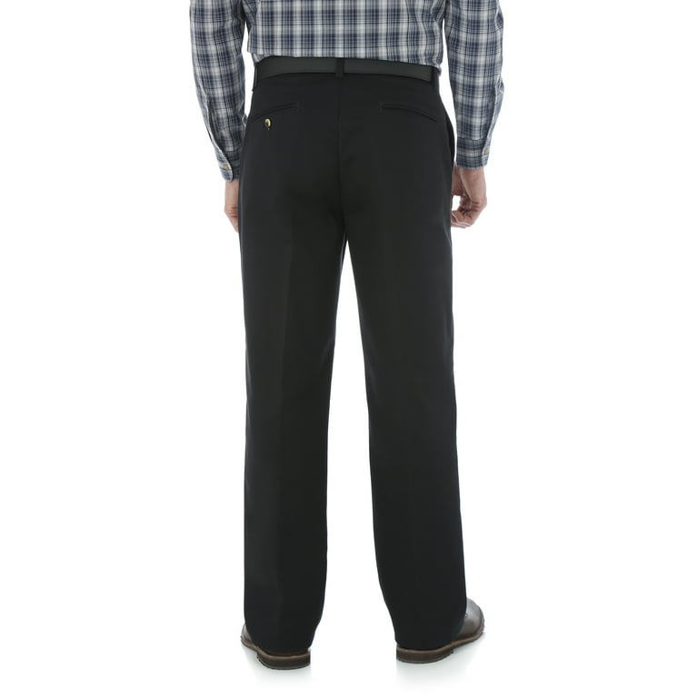 Big Men s Advanced Comfort Flat Front Pants Walmart