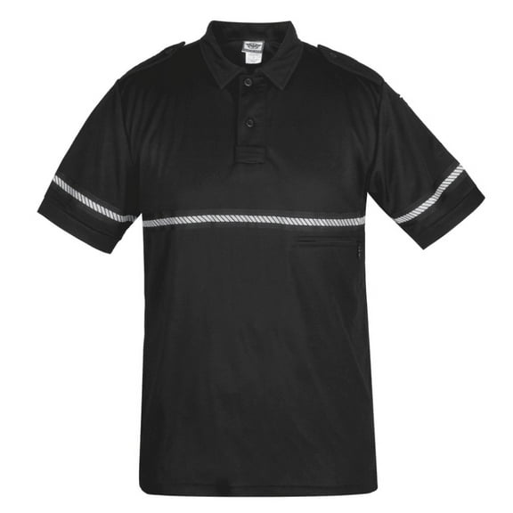 First Class Two Tone Bike Patrol Shirt with Zipper Pocket and Hash Stripes