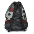 thumbnail image 3 of Soccer Bags For Treats Footbal Basketball Mesh Bag For Coaches Large Capacity, 3 of 6