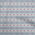 thumbnail image 1 of oneOone Georgette Viscose Teal Blue Fabric Tribal Sewing Craft Projects Fabric Prints By Yard 42 Inch Wide, 1 of 5