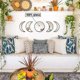 thumbnail image 3 of Scandinavian Natural Decor, Glass Moon Phase Mirror, Interior Wood Moon Phase Mirror Bohemian Wall Decoration For Room (black), 3 of 4