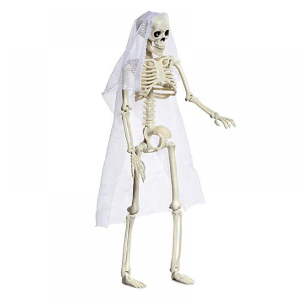 Skeleton Halloween Decoration,Posable Halloween Skeletons,Full Body Posable Joints Skeletons