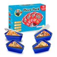 thumbnail image 1 of Recipiente de almacenamiento para pizza, paquete de pizza con 5 bandejas para servir, paquete de 4, 1 of 9