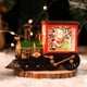 thumbnail image 4 of Decoración del tren del muñeco de nieve de Papá Noel Navidad Papá Noel muñeco de nieve tren decoración con pilas iluminado para regalo de Navidad, 4 of 5