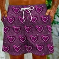 thumbnail image 4 of LSLJS Short Décontracté pour Hommes avec Cordon de Serrage, Imprimé Amour de la Saint-Valentin, Cadeaux pour Hommes, 4 of 9