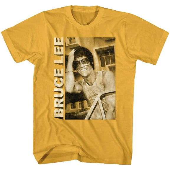 Bruce Lee Casual Smiling Ginger Adult T-Shirt