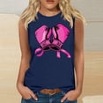 thumbnail image 2 of Plus Size Sexy Summer Tops For Curvy Women Extra Long Cotton Tank Tops For Women V Neck Tunic Tops For Women Loose Fit Dressy T Shirts For Women Loose Fit Graphic Tees, 2 of 4