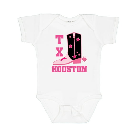 Inktastic Houston Texas Cowgirl Girls Baby Bodysuit