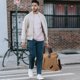 thumbnail image 5 of Hombres Simple Business Messenger Bag Hombres Bolsa de Hombro Candidora Crossbody Pack, 5 of 6