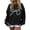 Black, variant on UAMVSH Womens Oversized Sweatshirt Bow Print Long Sleeve Tops Casual Loose Fit Crewneck Pullover Shirts Fall Fashion Outfits