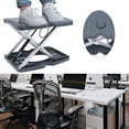 thumbnail image 6 of Under Desk Footrest Adjustable Stool Adjustable Height Leg Rest Relax Foot Stand, 6 of 21