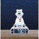 thumbnail image 5 of Reloj LexiBook RL800PB con luz nocturna con forma de oso polar para niños, 5 of 7