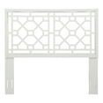 thumbnail image 1 of Thomas Chippendale White Adjustable Height Wood Headboard - Queen/Full, 1 of 8