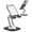 White, variant on OCYCLONE Aluminum Cell Phone Stand for Desk, 360° Rotating Metal Base, Foldable Portable Holder Anti-Slip, Fits 4-15.6" iPhone, Pad, Samsung, for Streaming, Recording, Watching - Black