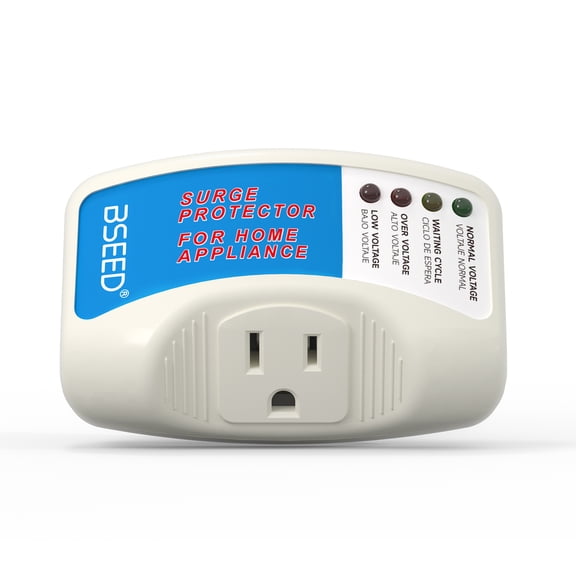 BSEED US Plug Home Appliance Surge Protector Power Suppressor Voltage Brownout Outlet (009) 1 PACK
