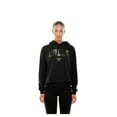 thumbnail image 4 of Women's New Era Black Chicago Bulls Glam Game Open Back Hoodie, 4 of 5