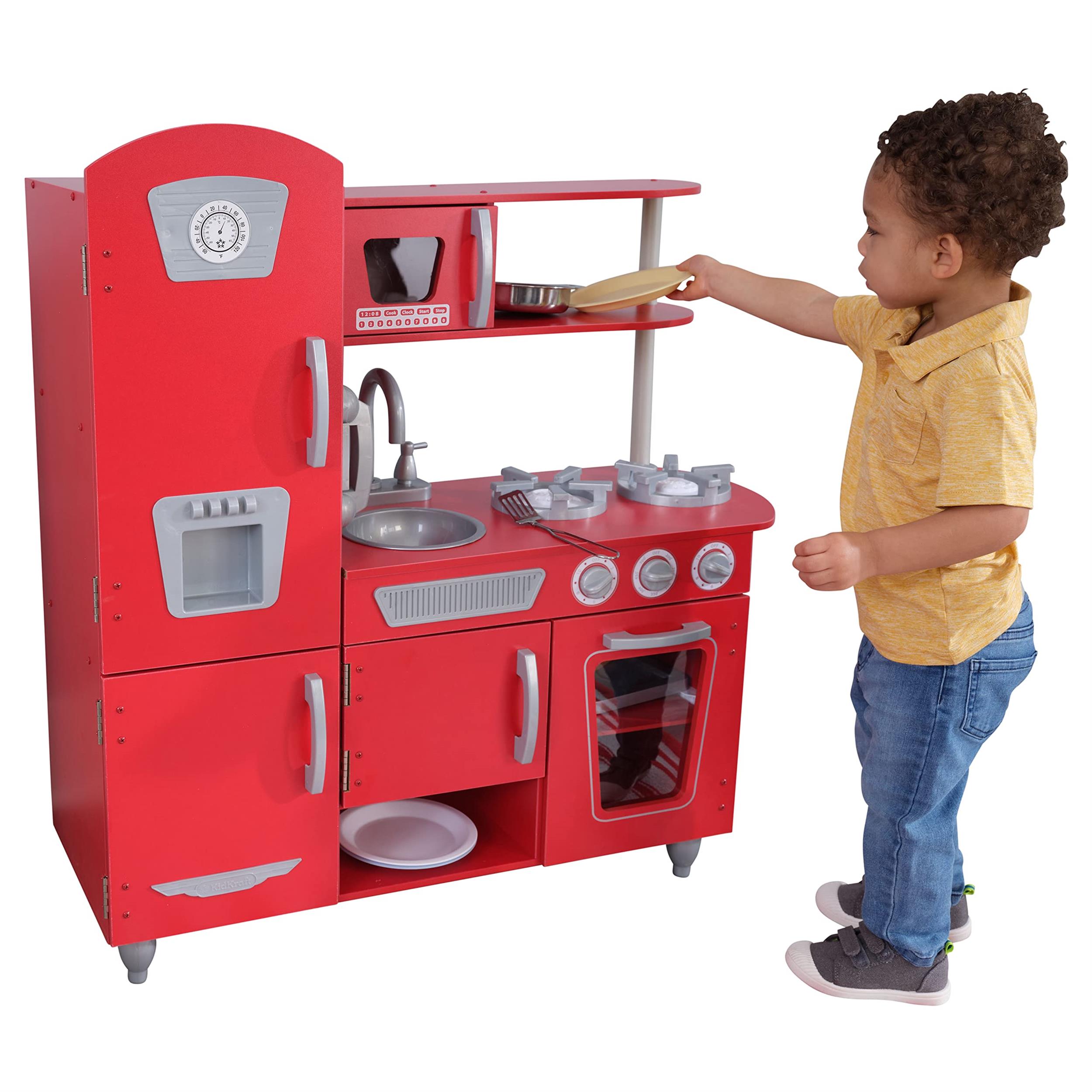 KidKraft Vintage Play Kitchen in Red photo 1