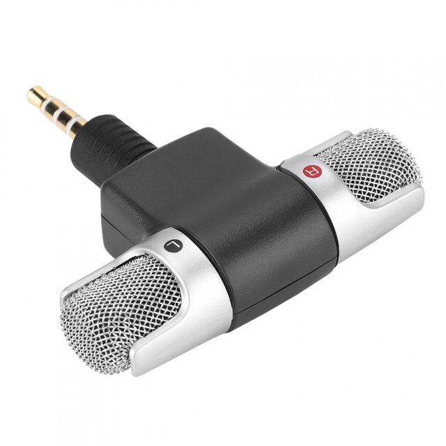 Video Microphone, External Microphone, Wireless Digital For Video Production Mobile Phones Recorders PC Sound Recording