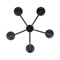 thumbnail image 4 of Trans Globe Lighting 9015 BK Indoor Candle 19" Chandelier, Black, 4 of 9