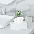 thumbnail image 3 of ZDM Acrylic Tissue Box Cover 5.4x5.4x5.4'' Clear Tissue Holder Napkin Dispenser for Home Office Restaurant-Clear, 3 of 6